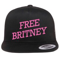 Free Britney pink Flatbill Hat