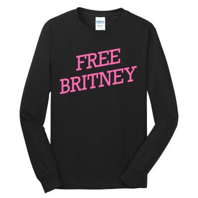 Free Britney pink Tall Long Sleeve T-Shirt