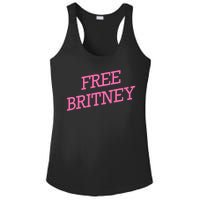 Free Britney pink Ladies PosiCharge Competitor Racerback Tank