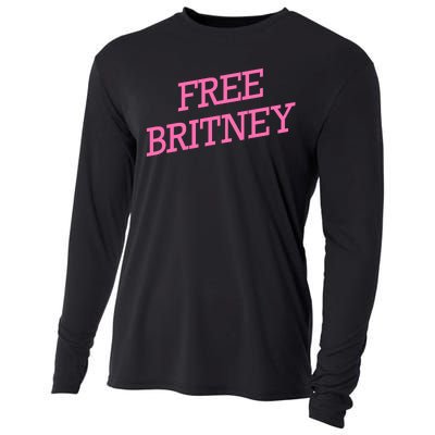 Free Britney pink Cooling Performance Long Sleeve Crew