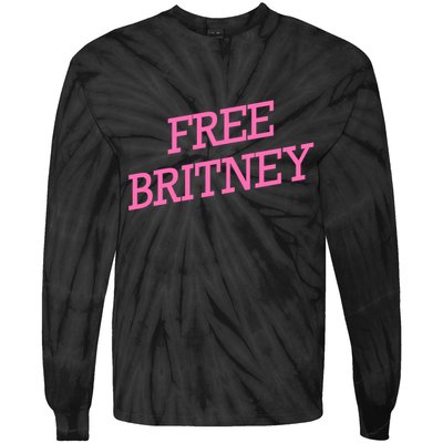 Free Britney pink Tie-Dye Long Sleeve Shirt
