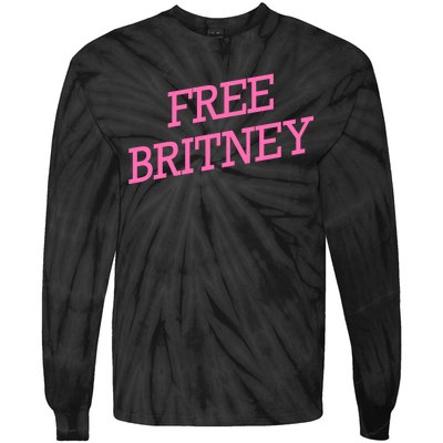 Free Britney pink Tie-Dye Long Sleeve Shirt