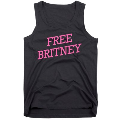 Free Britney pink Tank Top