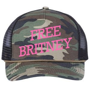 Free Britney pink Retro Rope Trucker Hat Cap