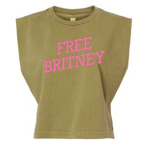 Free Britney pink Garment-Dyed Women's Muscle Tee