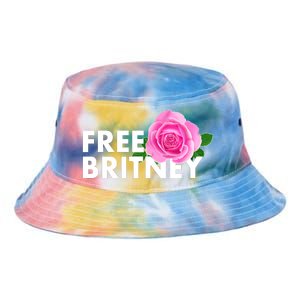 Free Britney Pink Rose Flower Tie Dye Newport Bucket Hat