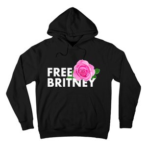 Free Britney Pink Rose Flower Hoodie