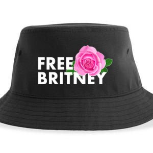 Free Britney Pink Rose Flower Sustainable Bucket Hat