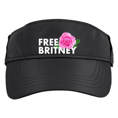 Free Britney Pink Rose Flower Adult Drive Performance Visor