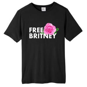 Free Britney Pink Rose Flower Tall Fusion ChromaSoft Performance T-Shirt