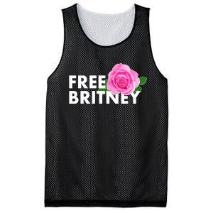 Free Britney Pink Rose Flower Mesh Reversible Basketball Jersey Tank