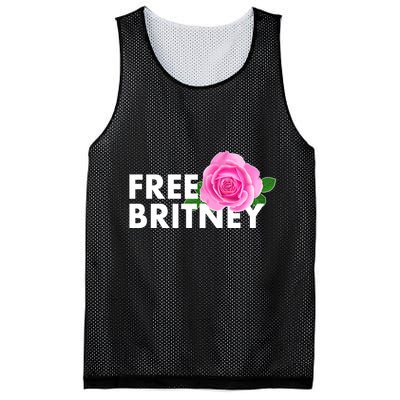 Free Britney Pink Rose Flower Mesh Reversible Basketball Jersey Tank