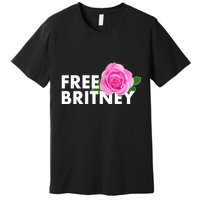 Free Britney Pink Rose Flower Premium T-Shirt