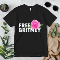 Free Britney Pink Rose Flower Premium T-Shirt
