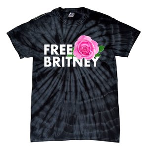 Free Britney Pink Rose Flower Tie-Dye T-Shirt