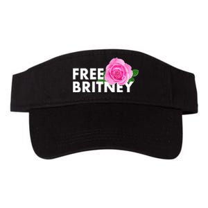 Free Britney Pink Rose Flower Valucap Bio-Washed Visor