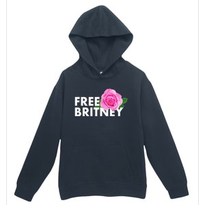 Free Britney Pink Rose Flower Urban Pullover Hoodie