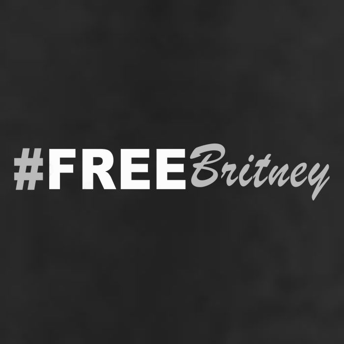 Free Britney Simple Hashtag Logo Garment-Dyed Heavyweight T-Shirt