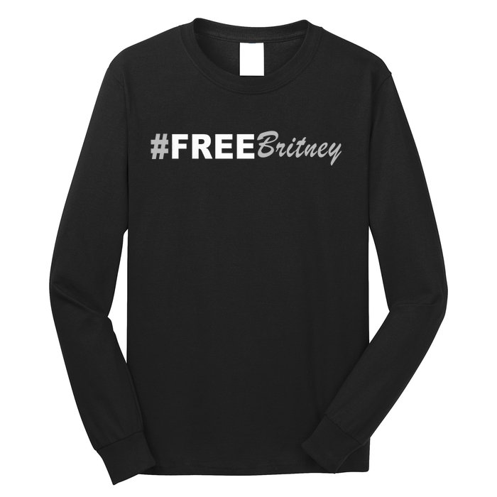 Free Britney Simple Hashtag Logo Long Sleeve Shirt