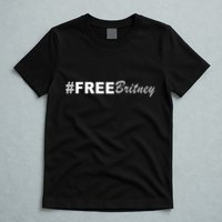 Free Britney Simple Hashtag Logo T-Shirt