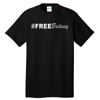 Free Britney Simple Hashtag Logo Tall T-Shirt