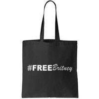 Free Britney Simple Hashtag Logo Tote Bag