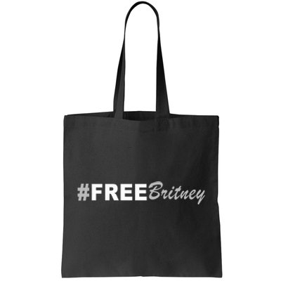 Free Britney Simple Hashtag Logo Tote Bag