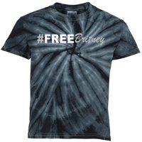 Free Britney Simple Hashtag Logo Kids Tie-Dye T-Shirt