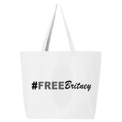 Free Britney Simple Hashtag Logo 25L Jumbo Tote