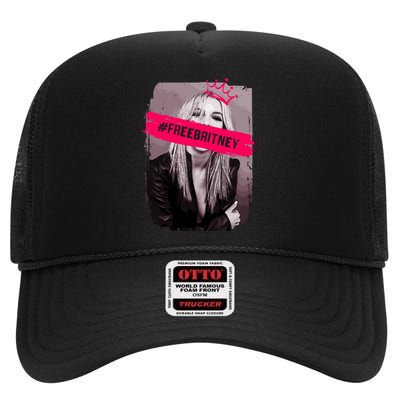 Free Britney Spears #FREEBRITNEY High Crown Mesh Back Trucker Hat