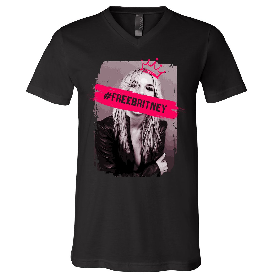 Free Britney Spears #FREEBRITNEY V-Neck T-Shirt