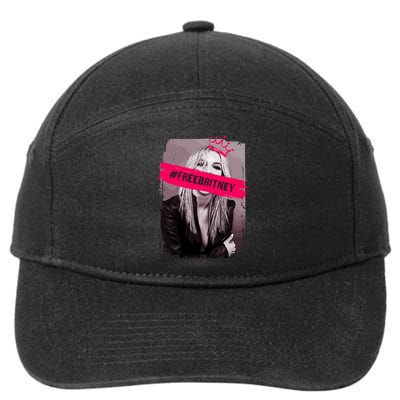 Free Britney Spears #FREEBRITNEY 7-Panel Snapback Hat