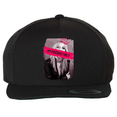 Free Britney Spears #FREEBRITNEY Wool Snapback Cap