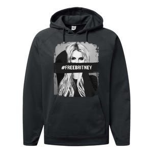 Free Britney Grey Style Performance Fleece Hoodie