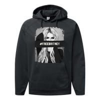 Free Britney Grey Style Performance Fleece Hoodie