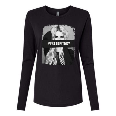 Free Britney Grey Style Womens Cotton Relaxed Long Sleeve T-Shirt