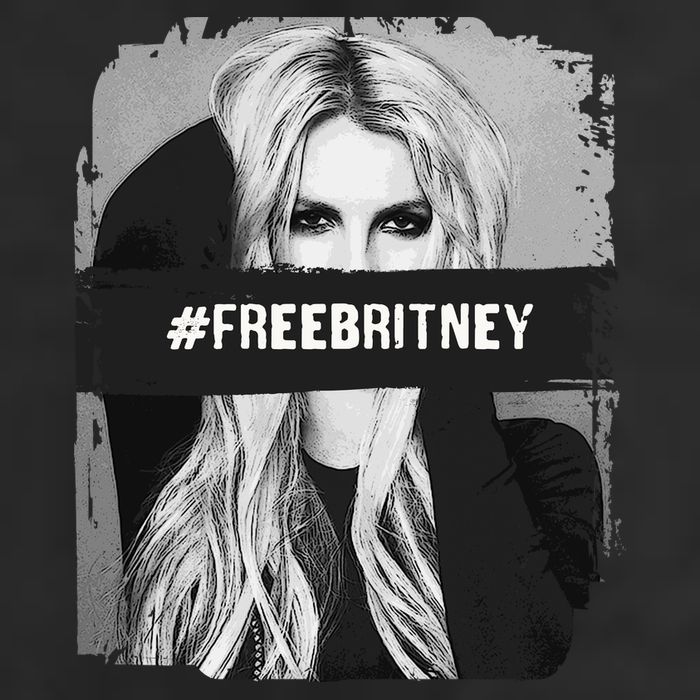 Free Britney Grey Style 11oz C Handle Ceramic Mug