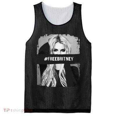 Free Britney Grey Style Mesh Reversible Basketball Jersey Tank