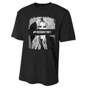 Free Britney Grey Style Performance Sprint T-Shirt