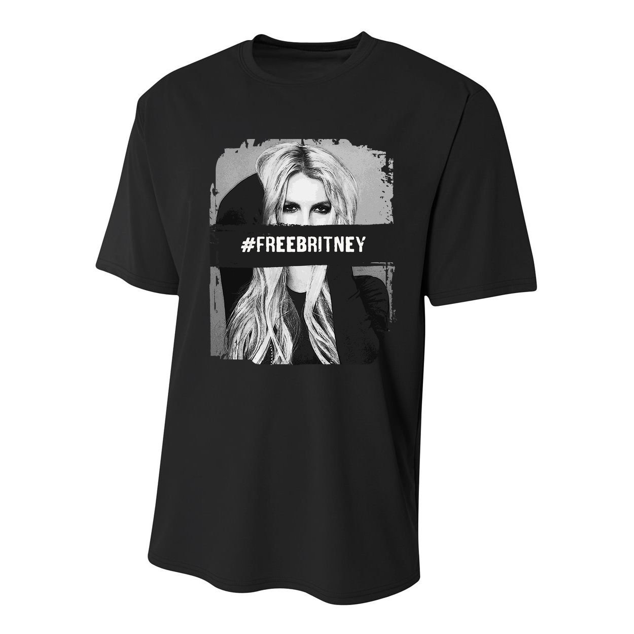 Free Britney Grey Style Youth Performance Sprint T-Shirt