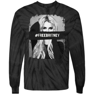 Free Britney Grey Style Tie-Dye Long Sleeve Shirt