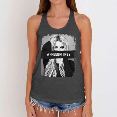 Free Britney Grey Style Women's Knotted Racerback Tank