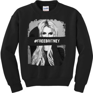 Free Britney Grey Style Kids Sweatshirt