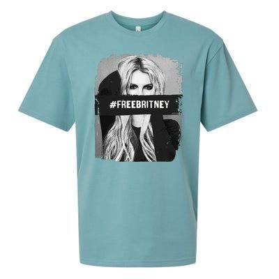 Free Britney Grey Style Sueded Cloud Jersey T-Shirt