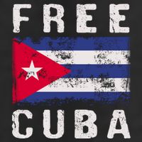 Free Cuba Distressed Flag Cool Comfort Performance Bucket Hat
