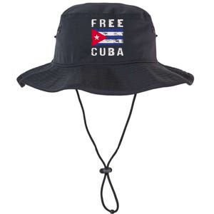 Free Cuba Distressed Flag Legacy Cool Fit Booney Bucket Hat