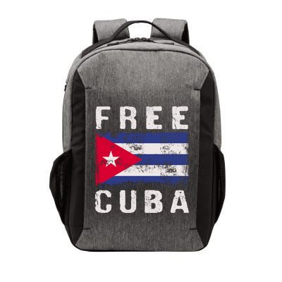 Free Cuba Distressed Flag Vector Backpack