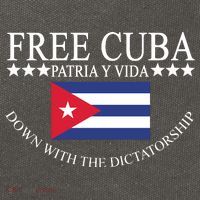Free Cuba Down With The Dictatorship Cotton Canvas Backpack