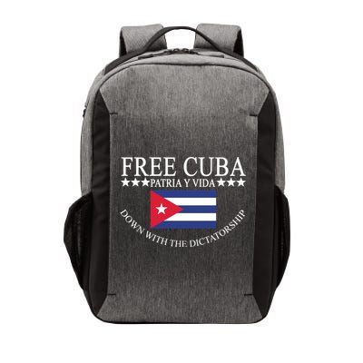 Free Cuba Down With The Dictatorship Vector Backpack