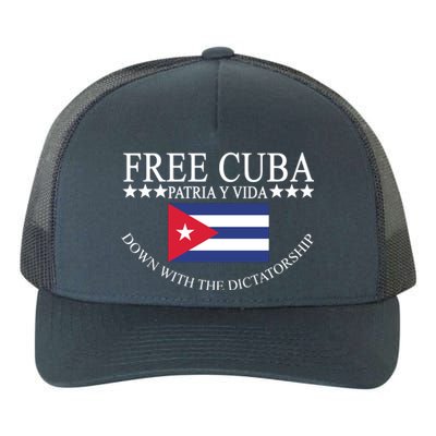 Free Cuba Down With The Dictatorship Yupoong Adult 5-Panel Trucker Hat